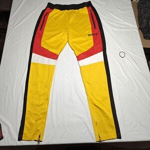 Karter Collection L Track Pants Yellow Red with Black Size L